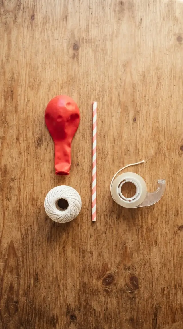 Supplies for Balloon Rocket