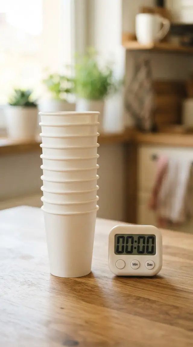 Supplies for 10 Cup Speed Stack