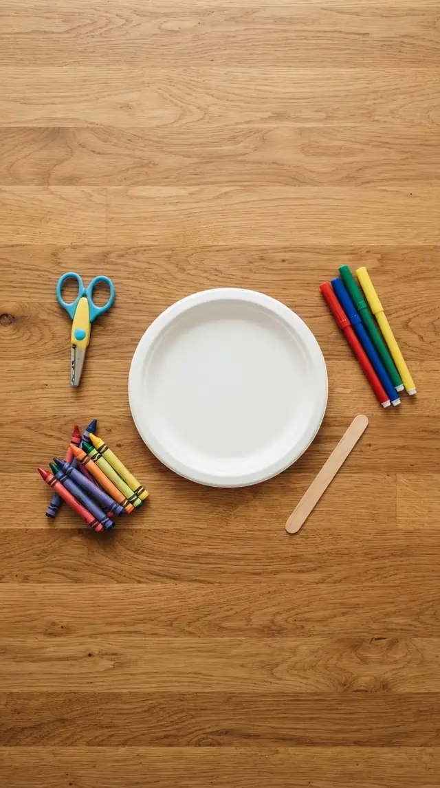 Supplies for Paper Plate Mask