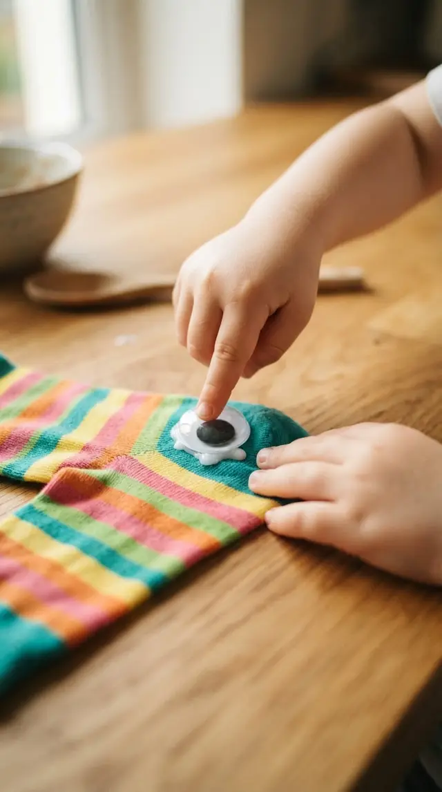 Sock Puppet With a Personality step 2
